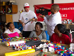 Encourager l’entreprenariat culturel et créatif en Afrique du Sud à travers le recyclage avec l’appui du Fond international pour la diversité culturelle. Photo UNESCO