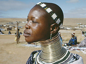 Una mujer africana