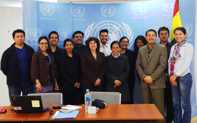 Economy-wide modelling workshop held in Bolivia, May 2016