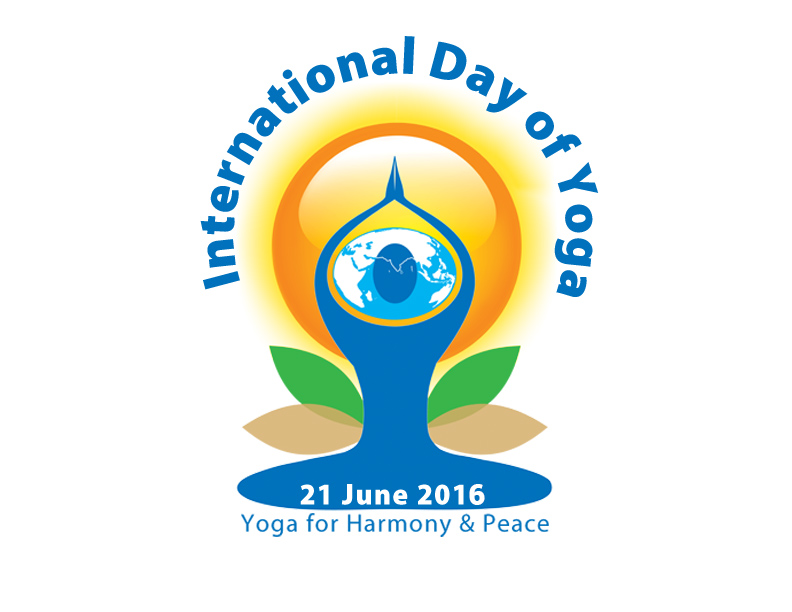 Logo for the International Day of Yoga - 21 June 2015