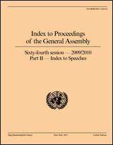 64th Session - General Assembly - Part II - (2009-2010)