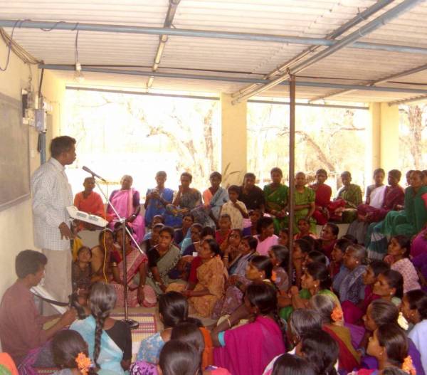 India - Awareness raising meeting for women on elections, Budhikote
