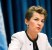 Photo of Christiana Figueres, Executive Secretary of the UNFCCC, holding a press conference.