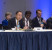 Secretary-General Ban Ki-moon (second left) speaks at Climate Finance Ministerial lunch in Lima, Peru. UN Photo/Eskinder Debebe