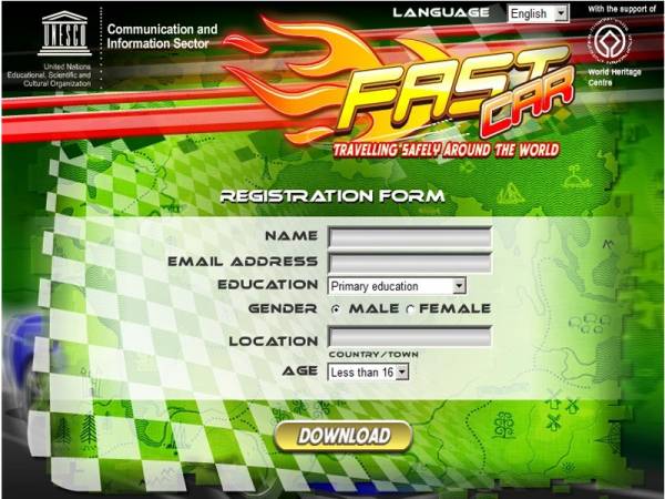 Fast Car: Travelling Safely around the World - Registration Form