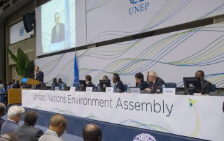 Secretary-Gener attends Closing Ceremony of the United Nations Environment Assembly. UN Photo/Eskinder Debebe