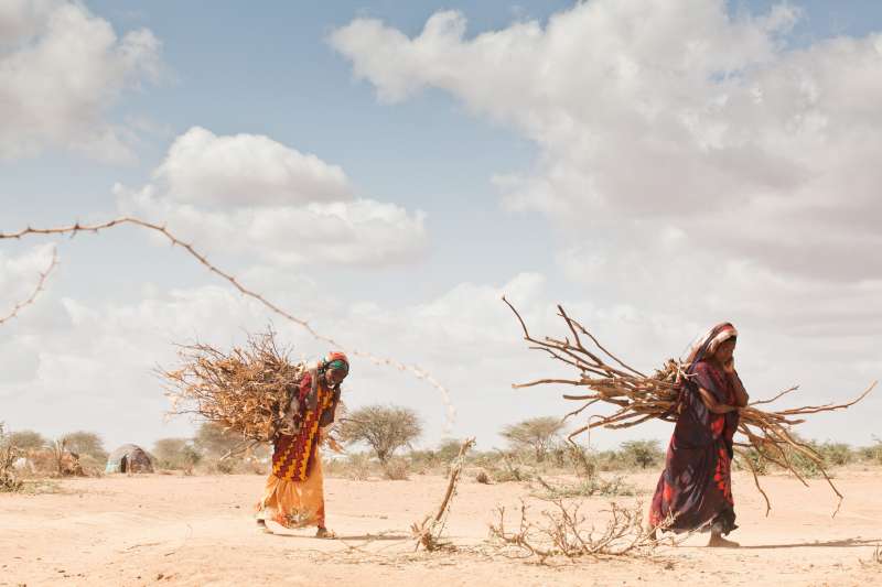 Le changement climatique entraîne des déplacements croissants en Afrique, où des régions sont ravagés par la sécheresse. Photo UNHCR/B. Bannon