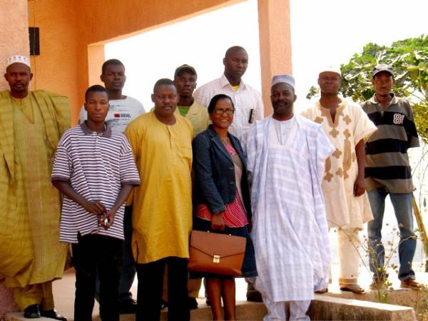 Cameroon - staff at the Meiganga community radio station