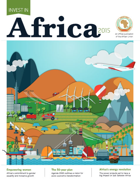 Cover of the African Union Report entitled 'Invest in Africa' 2015
