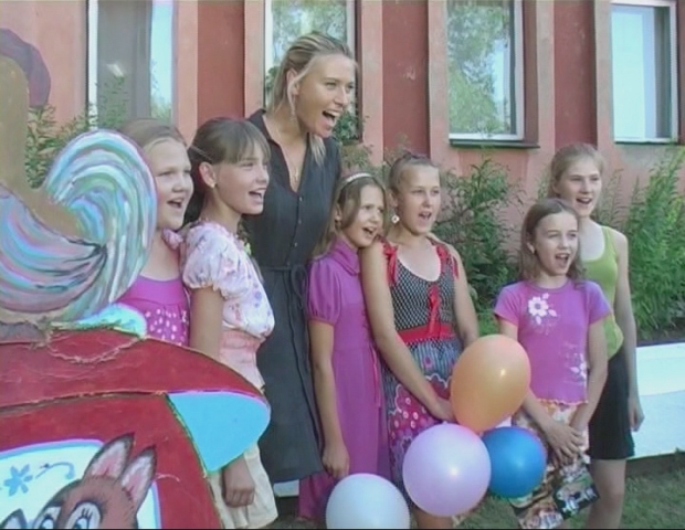 International Tennis champion and UN Development Programme's Goodwill Ambassador Maria Sharapova visits her family's hometown of Gomel in Belarus, an area affected by the 1986 Chernobyl nuclear disaster. UNDP