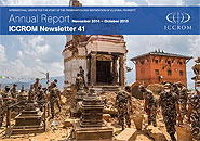 ICCROM Newsletter 41 / Annual Report