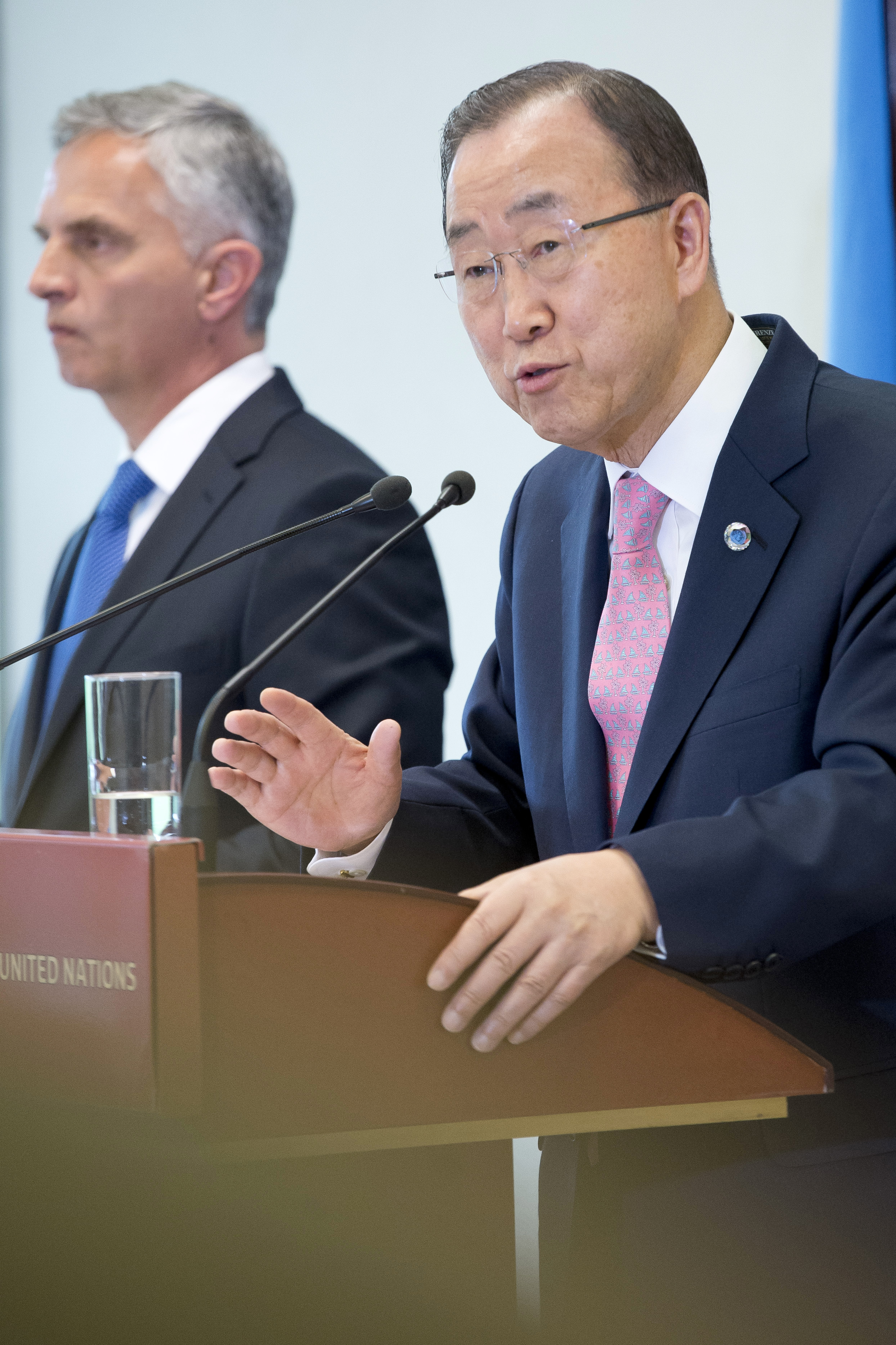 Secretary-General, Foreign Minister of Switzerland at Joint Press Encounter