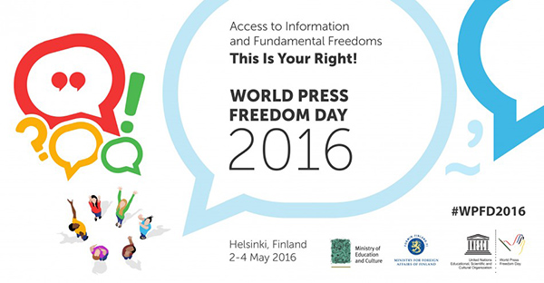 World Press Freedom Day 2016 poster