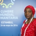 Aishatu Margima at the World Humanitarian Summit. Photo: UN/Fabrice Robinet