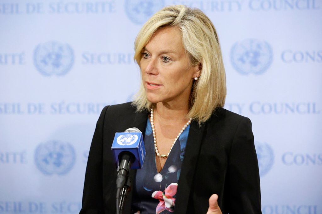 La Coordonnatrice spéciale de l’ONU pour le Liban, Sigrid Kaag. Photo ONU/Evan Schneider