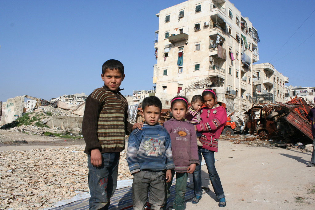 Destruction du quartier Salah Ed Din, à Alep, en Syrie. Photo : OCHA / Josephine Guerrero