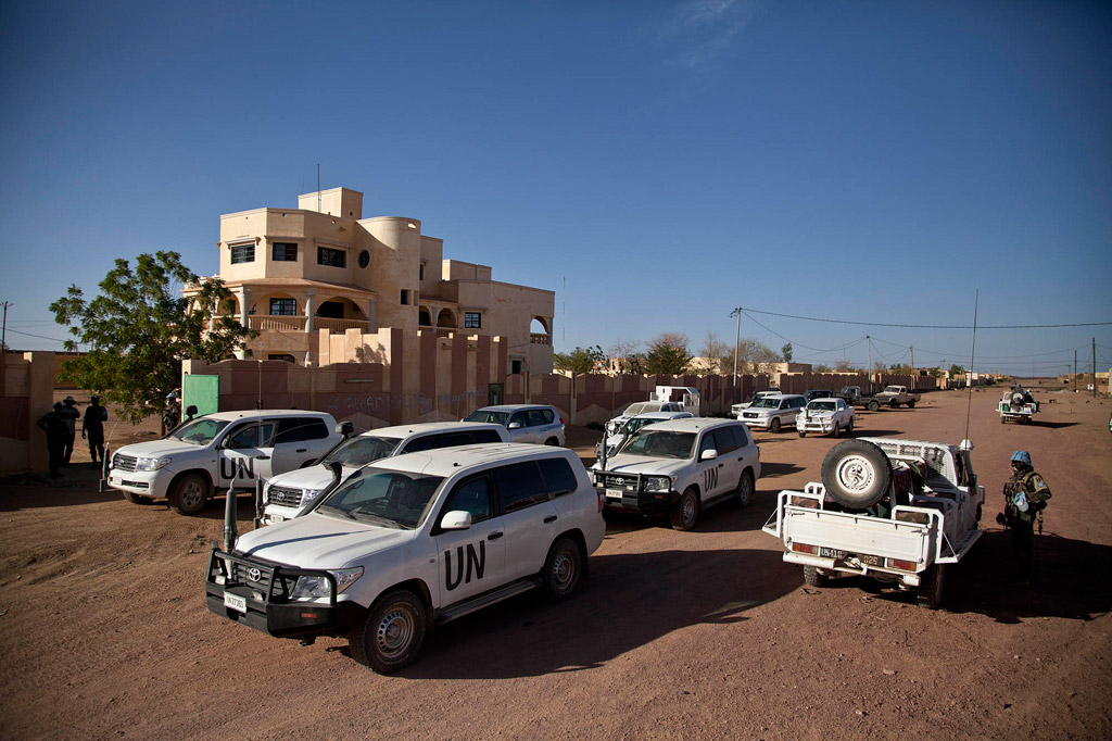 Un convoi de la MINUSMA à Kidal, au Mali. Photo : MINUSMA / Marco Dormino