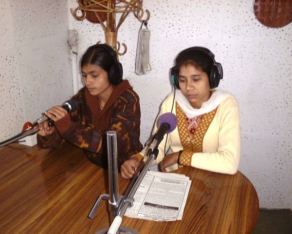 Women at Madanpokhara Community Radio