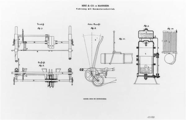 Benz-Patent of 1886