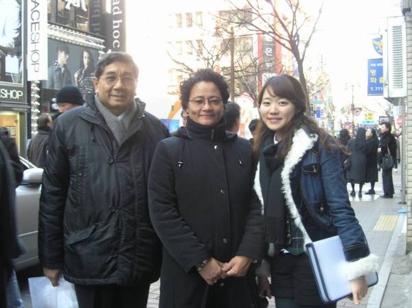 Rujaya Abhakorn, Joie Springer and Carrie Eun-hye Lee