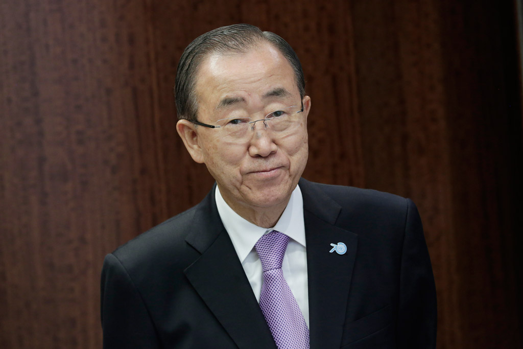 Secretario General de la ONU, Ban Ki-moon. Foto ONU: Evan Schneider
