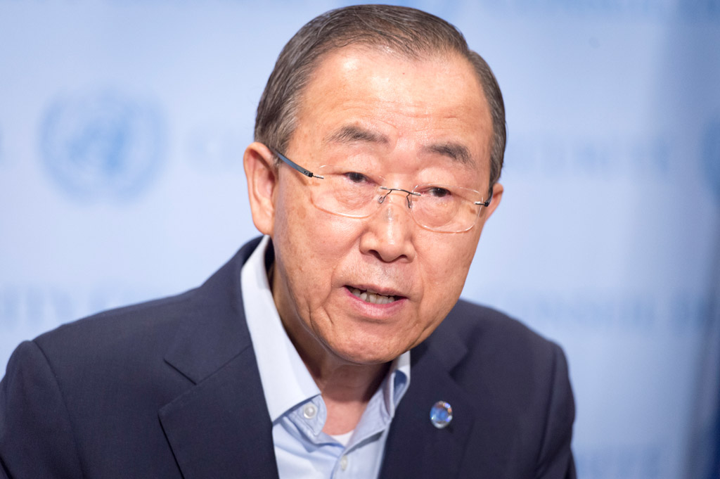 الأمين العام بان كي مون. المصدر: الأمم المتحدة / إسكندر ديبيبى