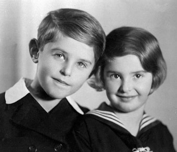 Petr y Eva Ginz, junio de 1939