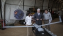 UN Under-Secretary-General for Peacekeeping Operations Hervé Ladsous (centre) tours the Dutch camp of the UN Mission in Mali. Photo: UN Photo/Marco Dormino