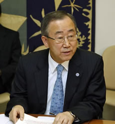 M. Ban Ki-Moon, Secretario General de Naciones Unidas
