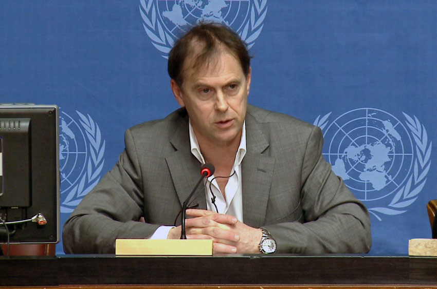 Rupert Colville, spokesperson for the UN High Commissioner for Human Rights (OHCHR). UN Photo