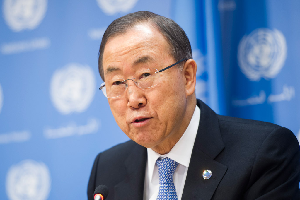 Secretary General Ban Ki-moon. UN Photo/Mark Garten (file)
