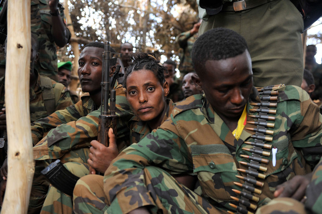 Ethiopian soldiers with the African Union Mission in Somalia (AMISOM), after a battle with Al-Shabaab militants on 9 June 2016 in Halgan village, Hiran region, Somalia. Photo: AMISOM/Ilyas Ahmed