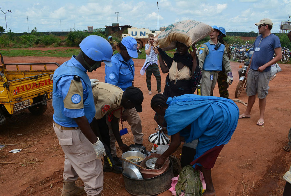 The UN Mission in South Sudan (UNMISS) provides protection to civilians fleeing recent violence in Wau. Photo: UNMISS