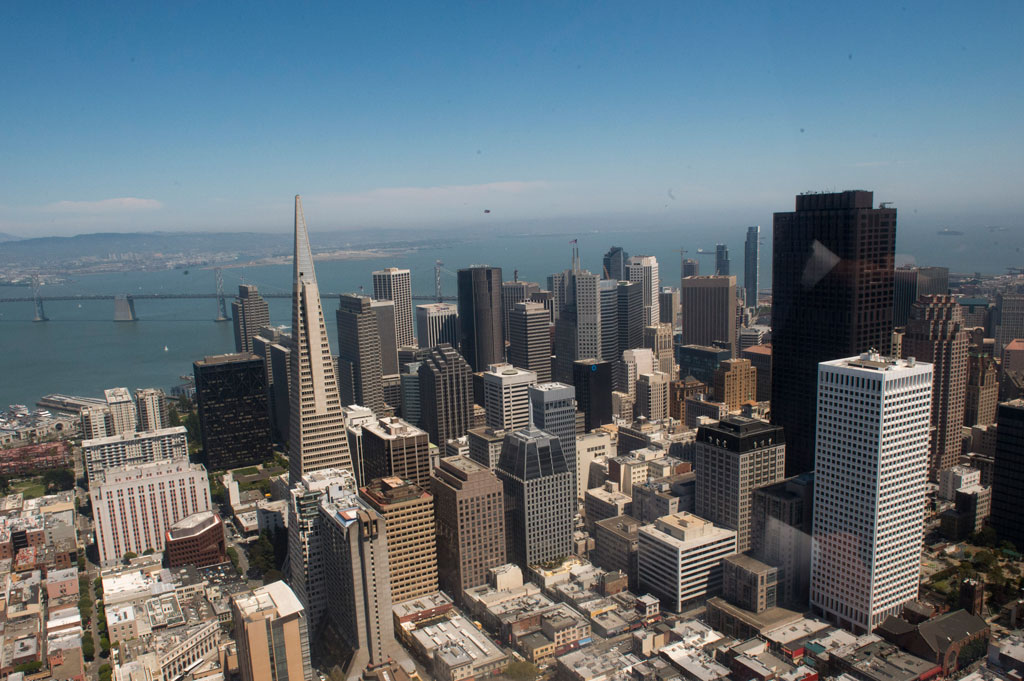 Aerial view of San Francisco, California. UN Photo/Mark Garten