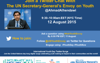IYD Twitter Chat Promo Ask Youth Envoy