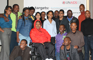 Young participants at the UNAIDS workshop in South Africa. Credit: UNAIDS