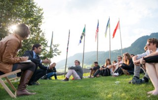Ahmad Alhendawi addresses youth at the European Forum Alpbach