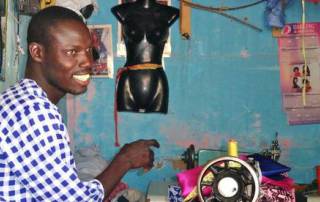 A young tailor in Senegal