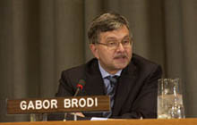 Photo of Ambassador Gabor Brodi, Permanent Representative of Hungary to the United Nations 