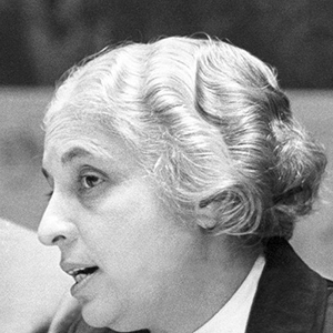 The eighth session of the United Nations General Assembly elected Madam Vijaya Lakshmi Pandit, of India, as its President. Madam Pandit is photographed here with U.N. Secretary - General Dag Hammarskjöld.