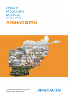 UN-Habitat Country Programme Document 2016 – 2019, Afghanistan