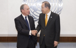 Secretary-General Meets Special Envoy of the Secretary-General for Cities and Climate Change.