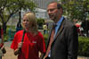UNAIDS Special Representative Naomi Watts and UNAIDS Executive Director Peter Piot