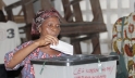 A voter casts her vote in Togo’s elections. Photo: UNDP Togo/Emile Kenkou