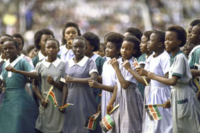 Girls froma Kenyan school