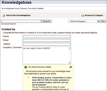 WebWorld Knowledgebase to simplify access to online contents