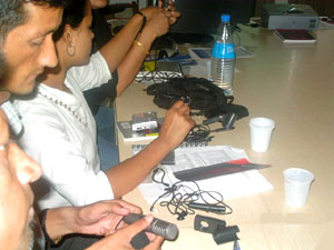 Un atelier sur les technologies numriques pour le reportage de guerre radio vient de se terminer  Katmandou
