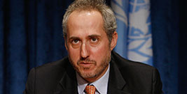 UN Spokesperson Stéphane Dujarric