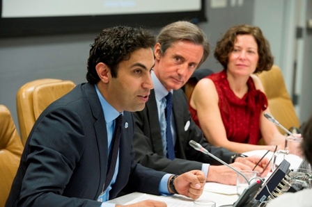 SG's Envoy on Youth Ahmad Alhendawi addresses "Tools and Techniques" workshop, 2 May 13