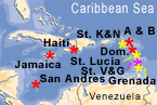 Click for detailed map of the Caribbean
